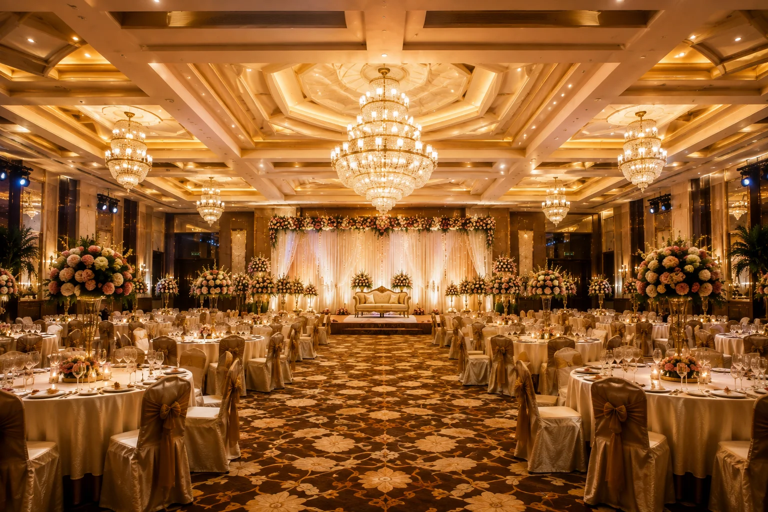 A Beautiful Stage for Reception Photography